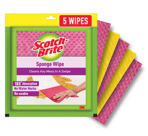 Scotch-Brite Sponge Wipe (Large) (Pack of 5)