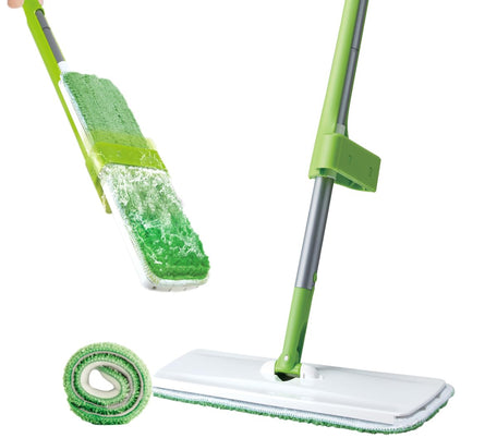 Scotch-Brite Hands-Free Microfiber Flat mop (with 1 Extra Refill)